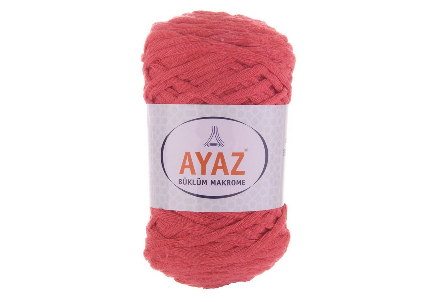 Thumbnail - AYAZ 4 x 250g Strickgarn Büklüm Makrome Häkelwolle, 3246 koralle