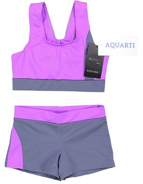 Aquarti Schwimmanzug Aquarti Mädchen Sport Bikini - Racerback Bustier & Badehose