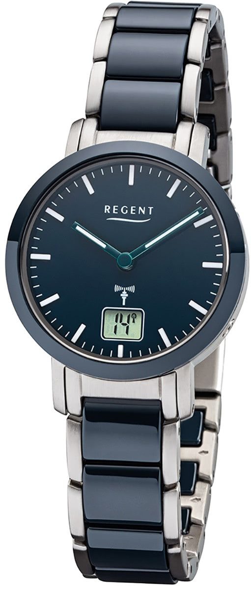Funkuhr Regent Damen Uhr FR-265 Metall Funk
