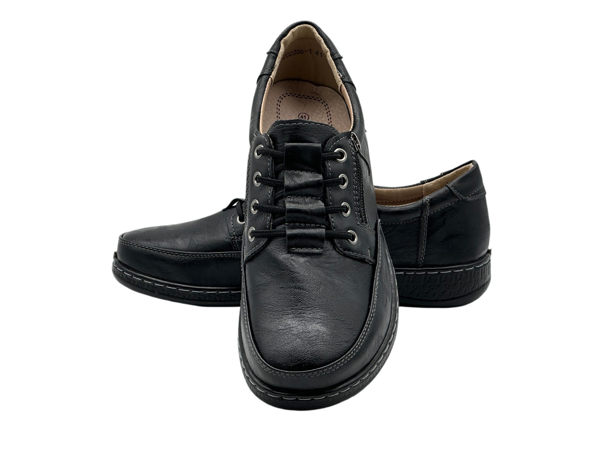 Nowaland Bequeme Slip-on Damen-Halbschuhe mit seitlichem Reißverschluss Sli günstig online kaufen