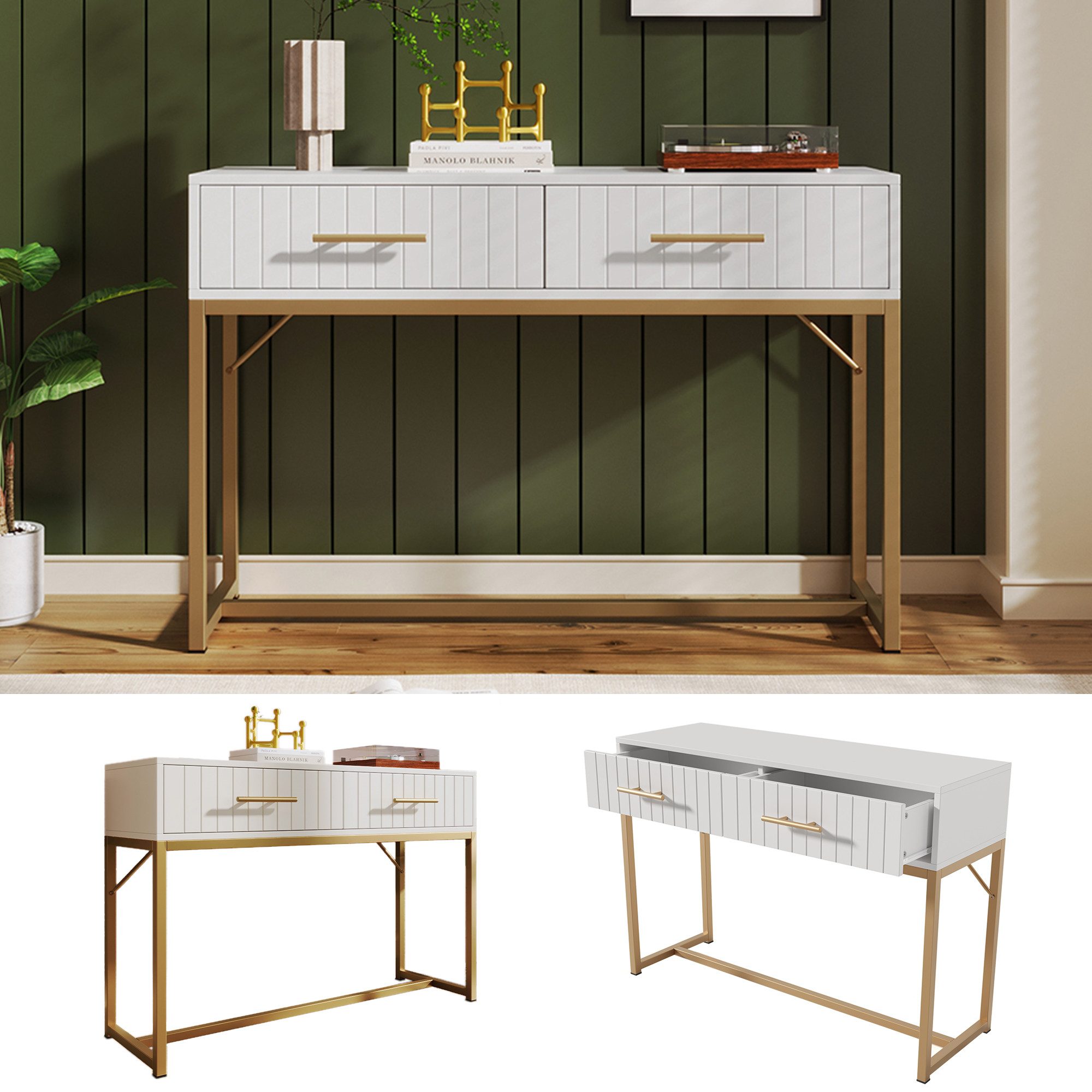 HAUSS SPOLE Sideboard Schminktisch mit 2 günstig online kaufen