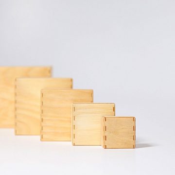 GRIMM´S Spiel und Holz Design Spielbausteine Grimm`s Kistensatz Natur