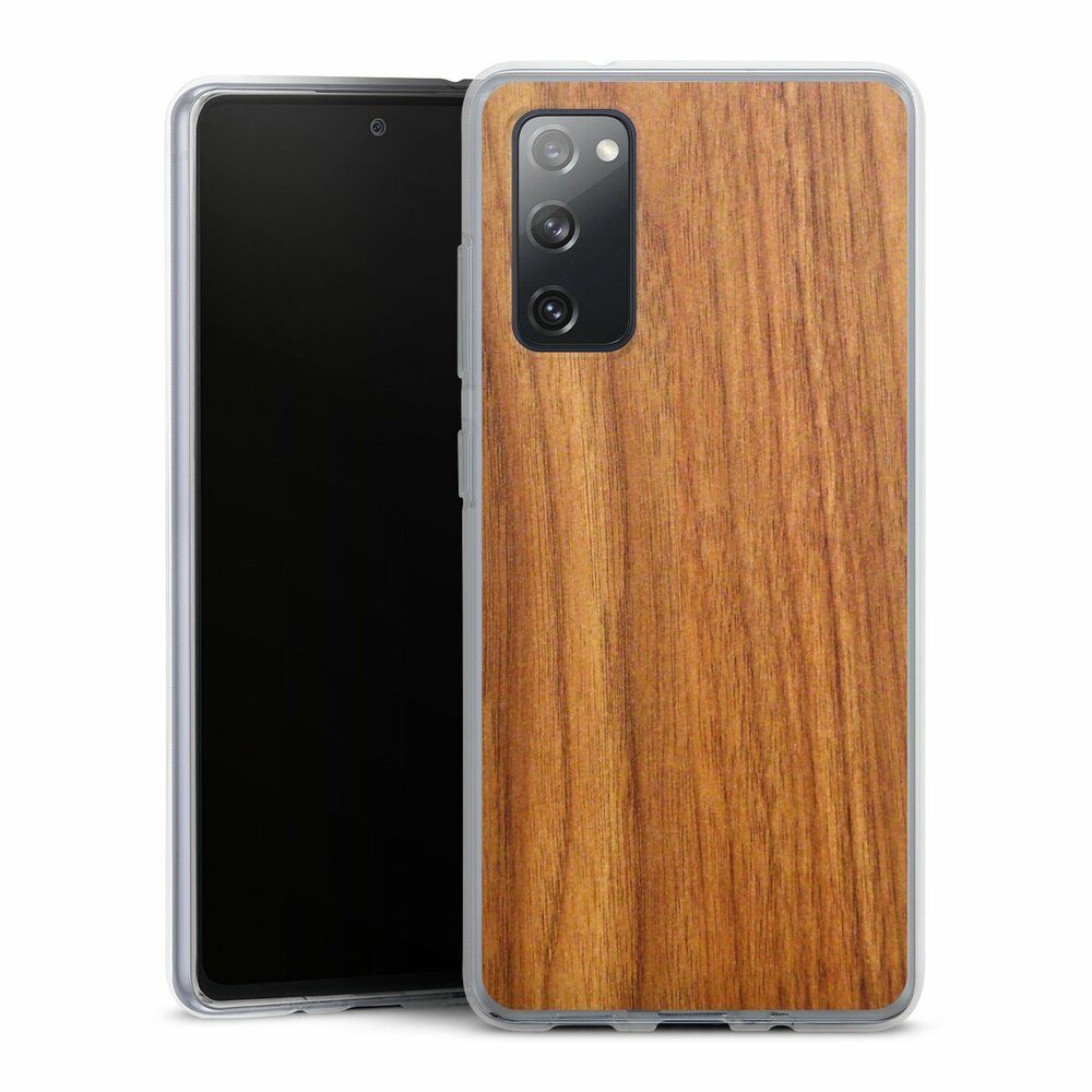 DeinDesign Handyhülle Holzoptik Lärche Holz Lärche, Samsung Galaxy S20 FE  Silikon Hülle Bumper Case Handy Schutzhülle