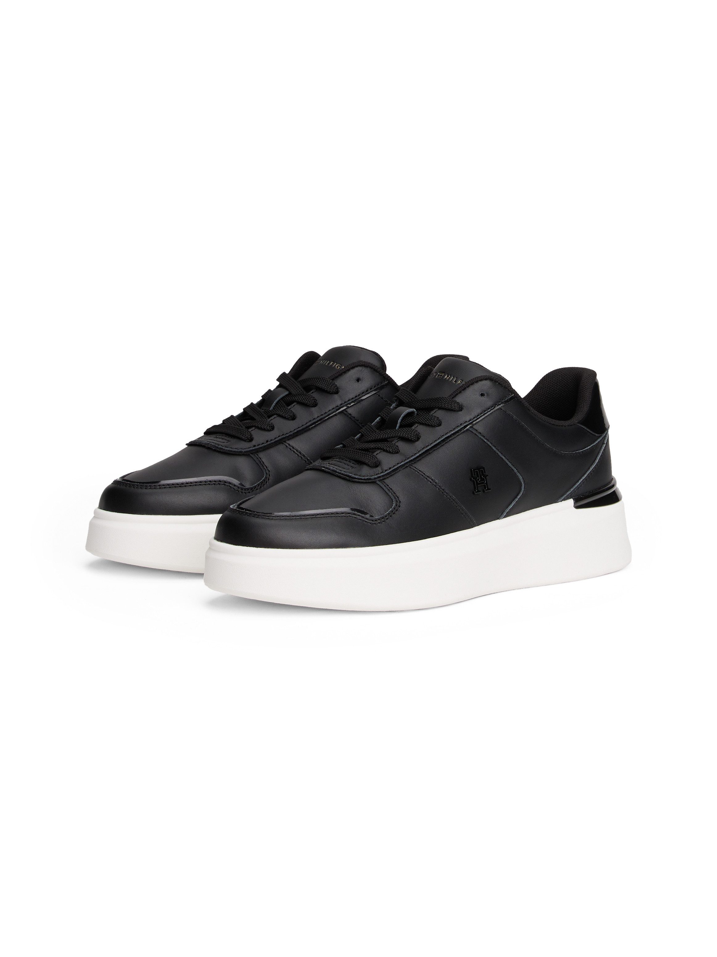 Tommy Hilfiger PATENT PLATFORM SNEAKER Plateausneaker, Freizeitschuh, Halbs günstig online kaufen