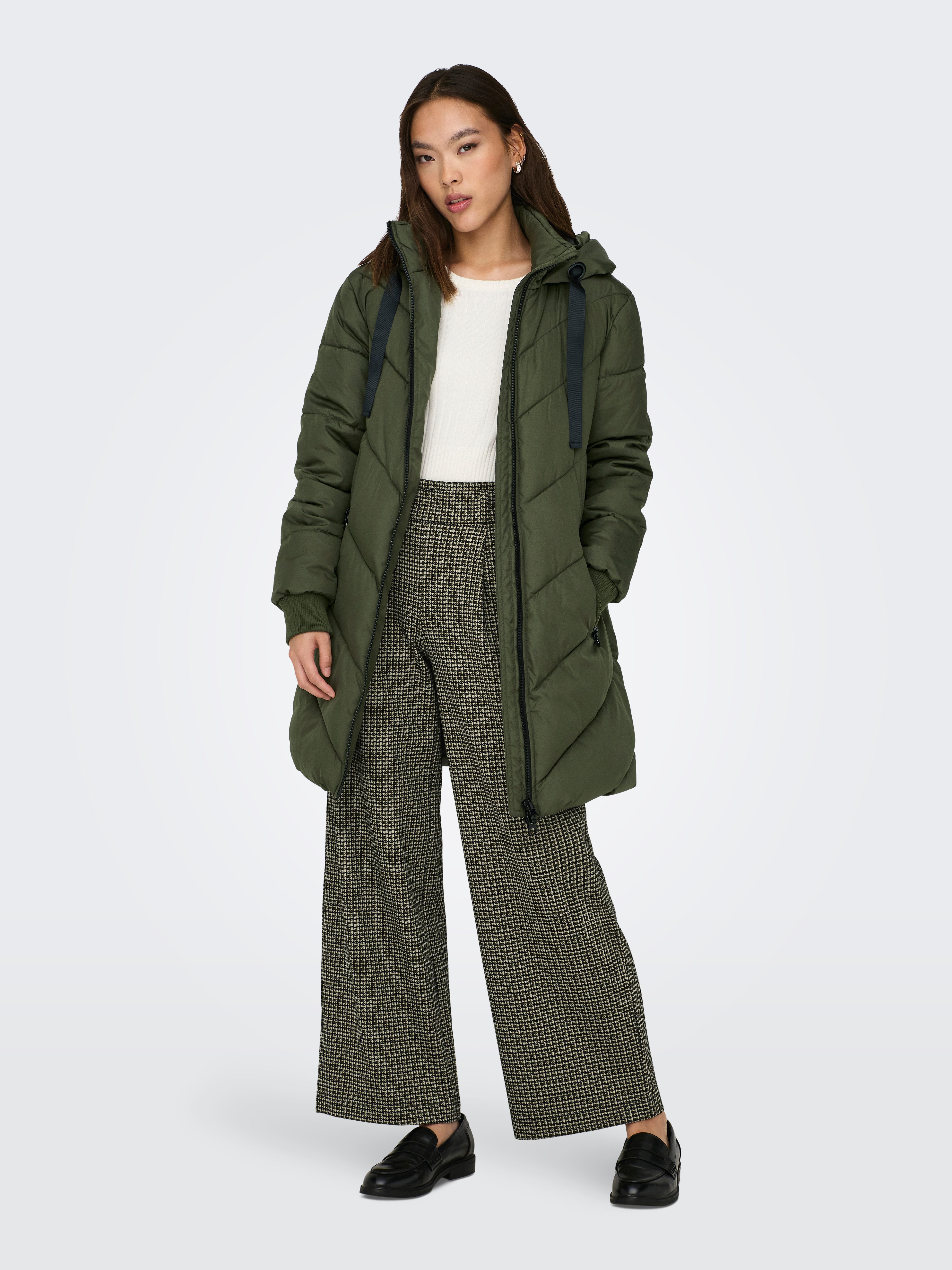JDY Steppmantel JDYSKYLAR LIFE HOOD JACKET OTW NOOS