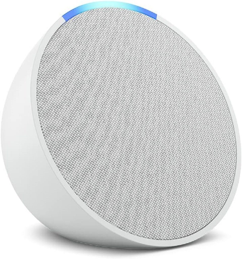 Amazon Echo Pop 2023 WLAN Bluetooth Alexa Multiroom Lautsprecher (WLAN (WiFi), Bluetooth) Weiß