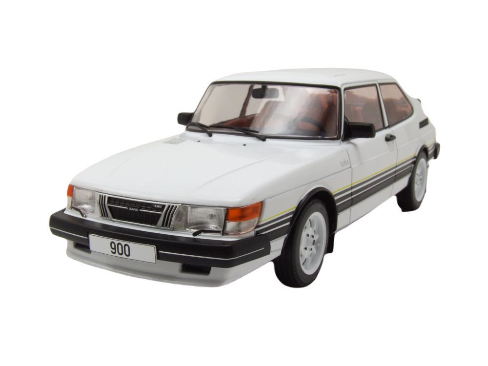 MCG Modellauto Saab 900 Turbo 1981 weiß, Maßstab 1:18