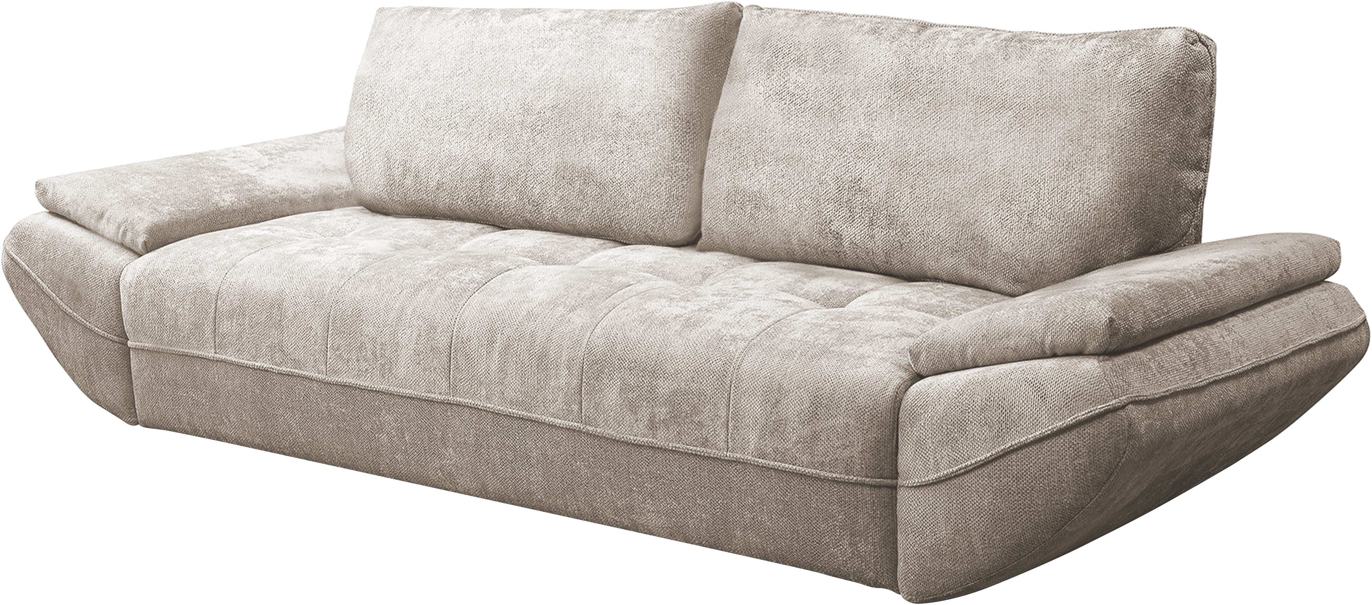 exxpo - sofa fashion Big-Sofa, inkl. Bettfunktion und Bettkasten,toller Sitzkomfort, Steppung im Sitz