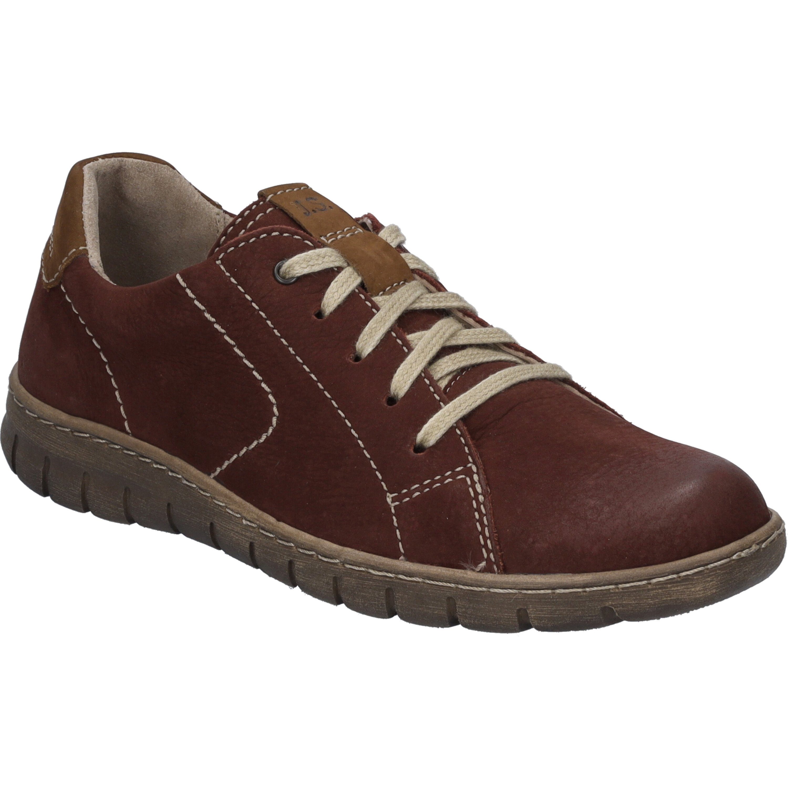 Steffi 62, rot Schnürschuh