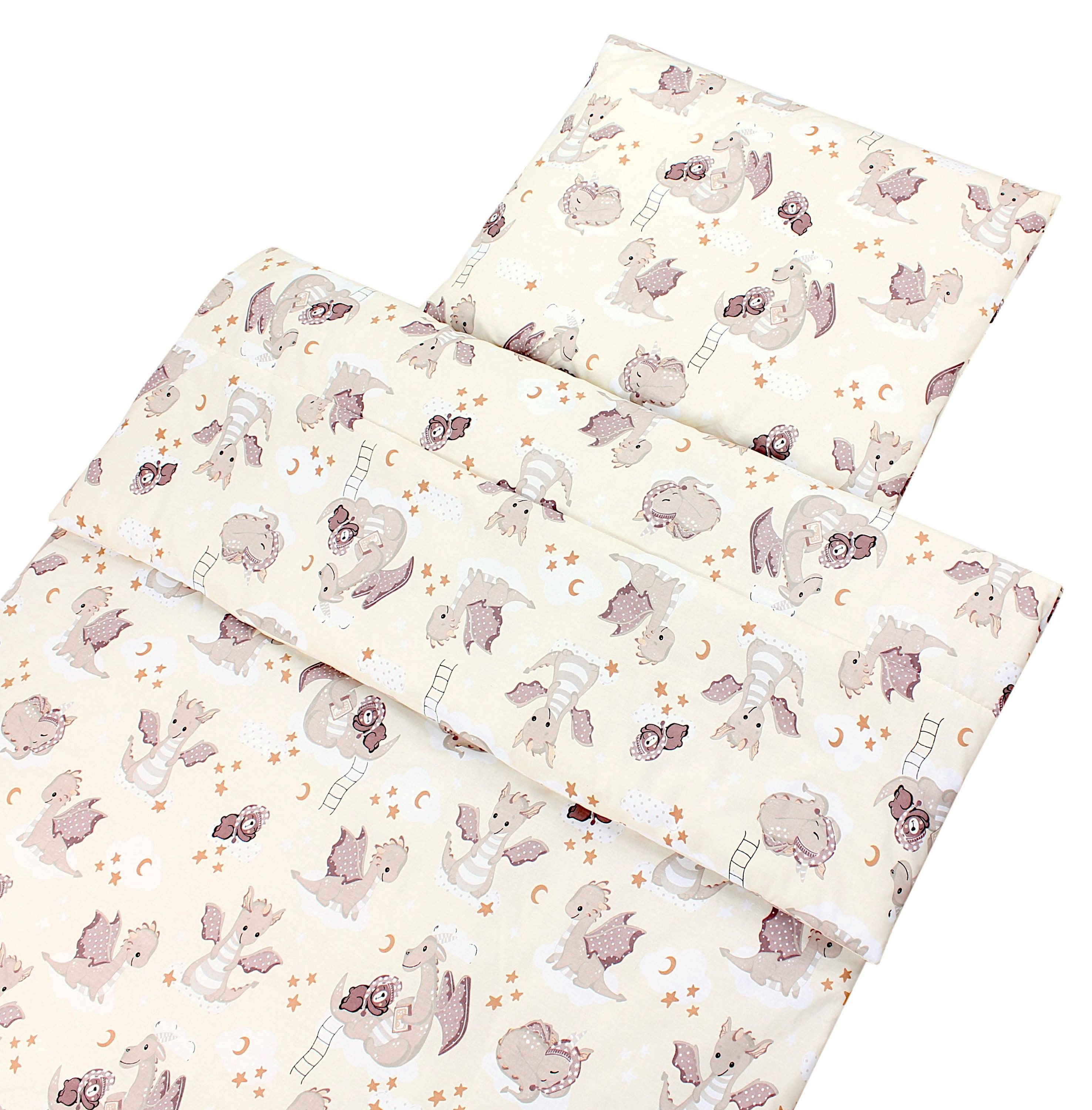 TupTam Kinderbettdecke Kinder Gemusterte Bettdecken Set Ganzjahresdecke Kopfkissen 2tlg.