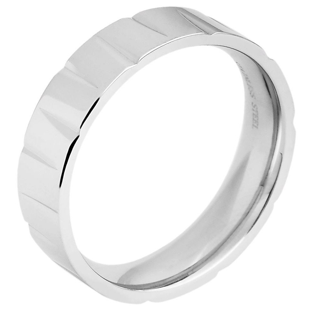Fingerring Unisex Ring aus Edelstahl