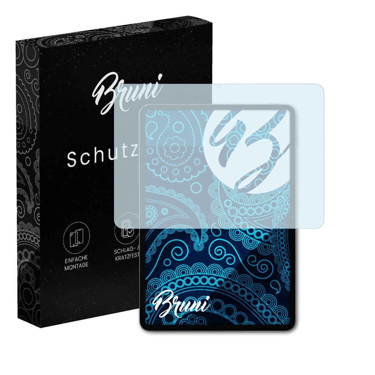 Bruni Schutzfolie Glasklare Displayschutzfolie für Xiaomi Pad 7, (2 Folien), praktisch unsichtbar