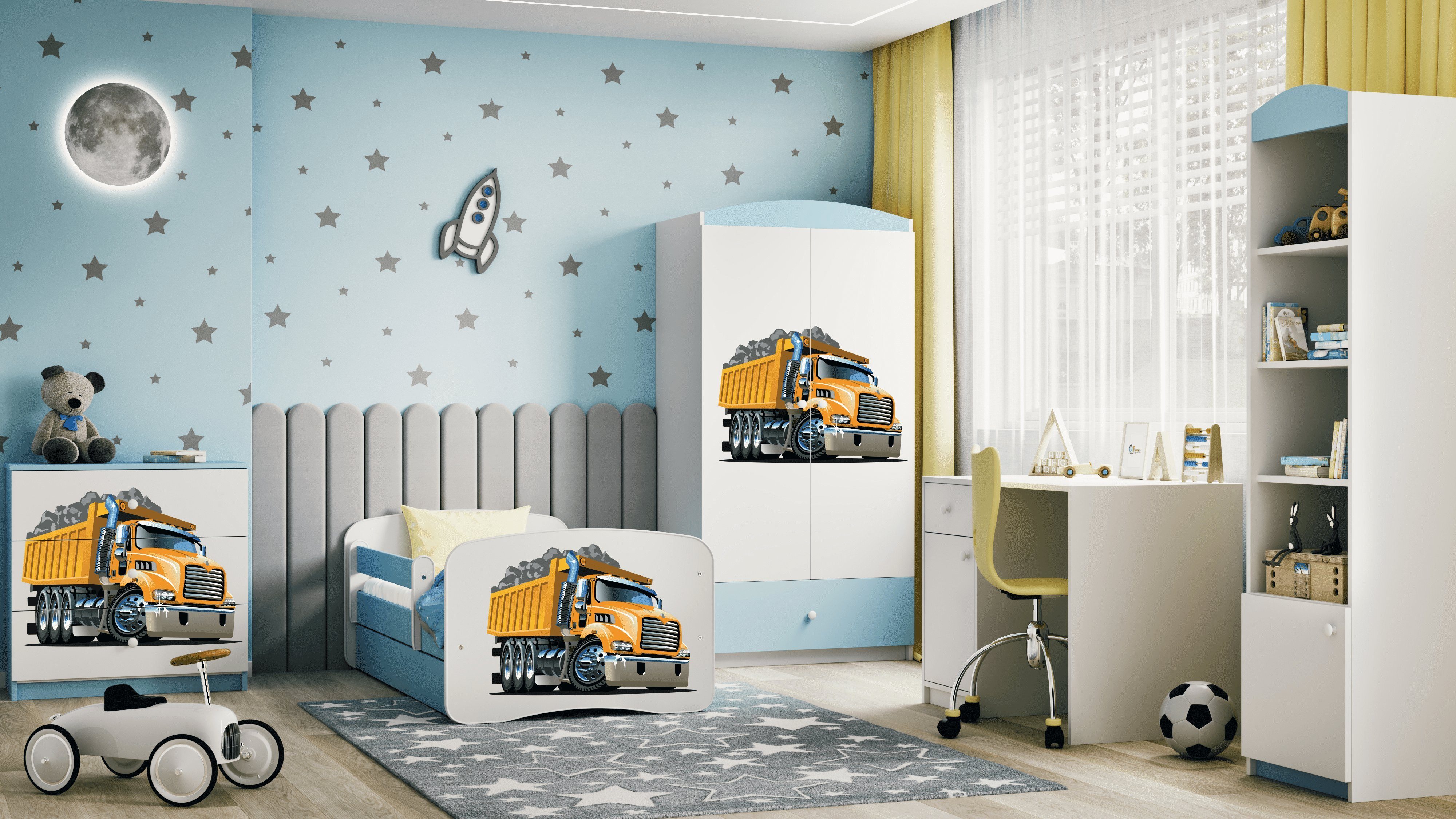 Bjird Kinderkleiderschrank Kleiderschrank Babydreams (4 Einlegeböden günstig online kaufen
