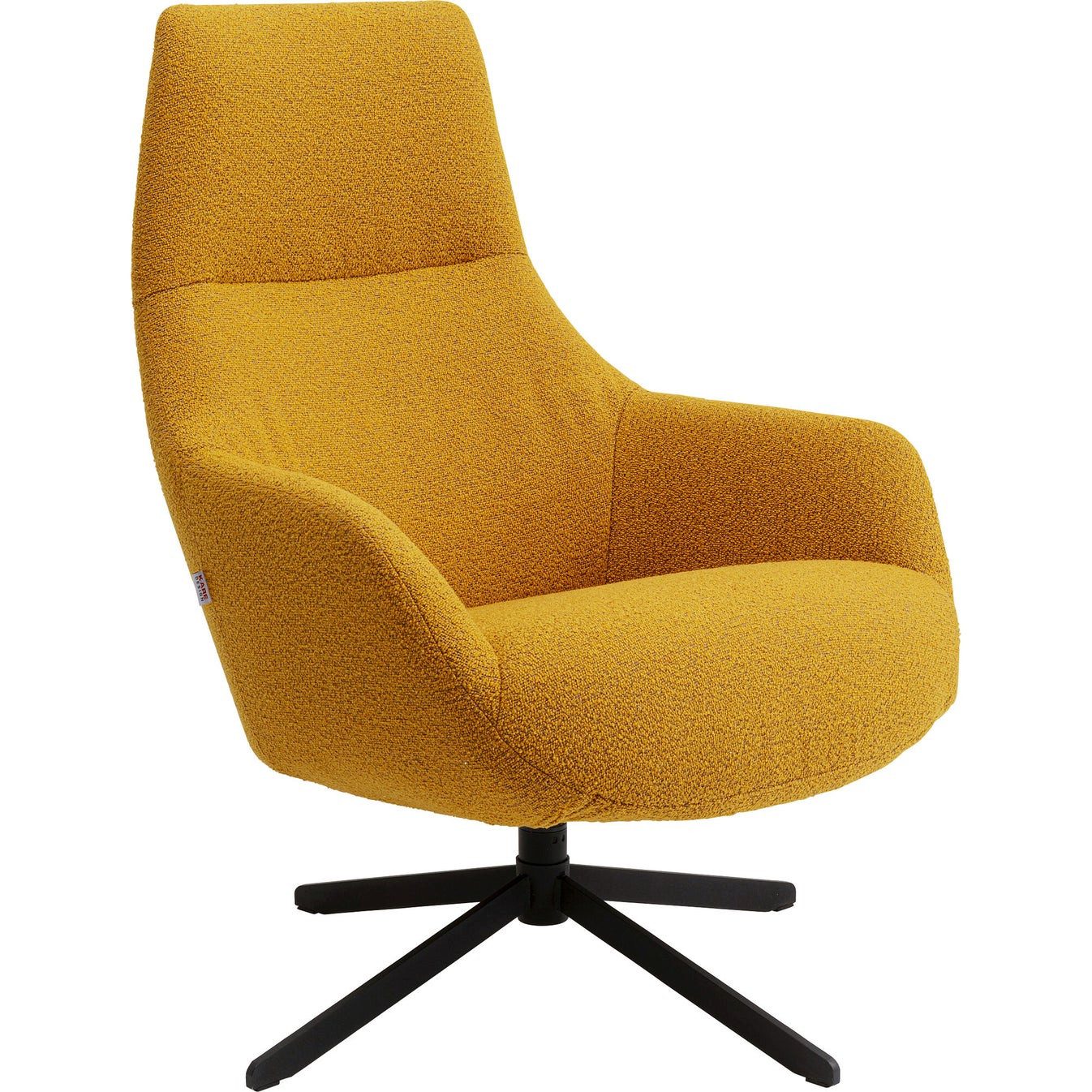 Kare Design Drehsessel Mimi, Bouclé-Bezug, 360 ° drehbar