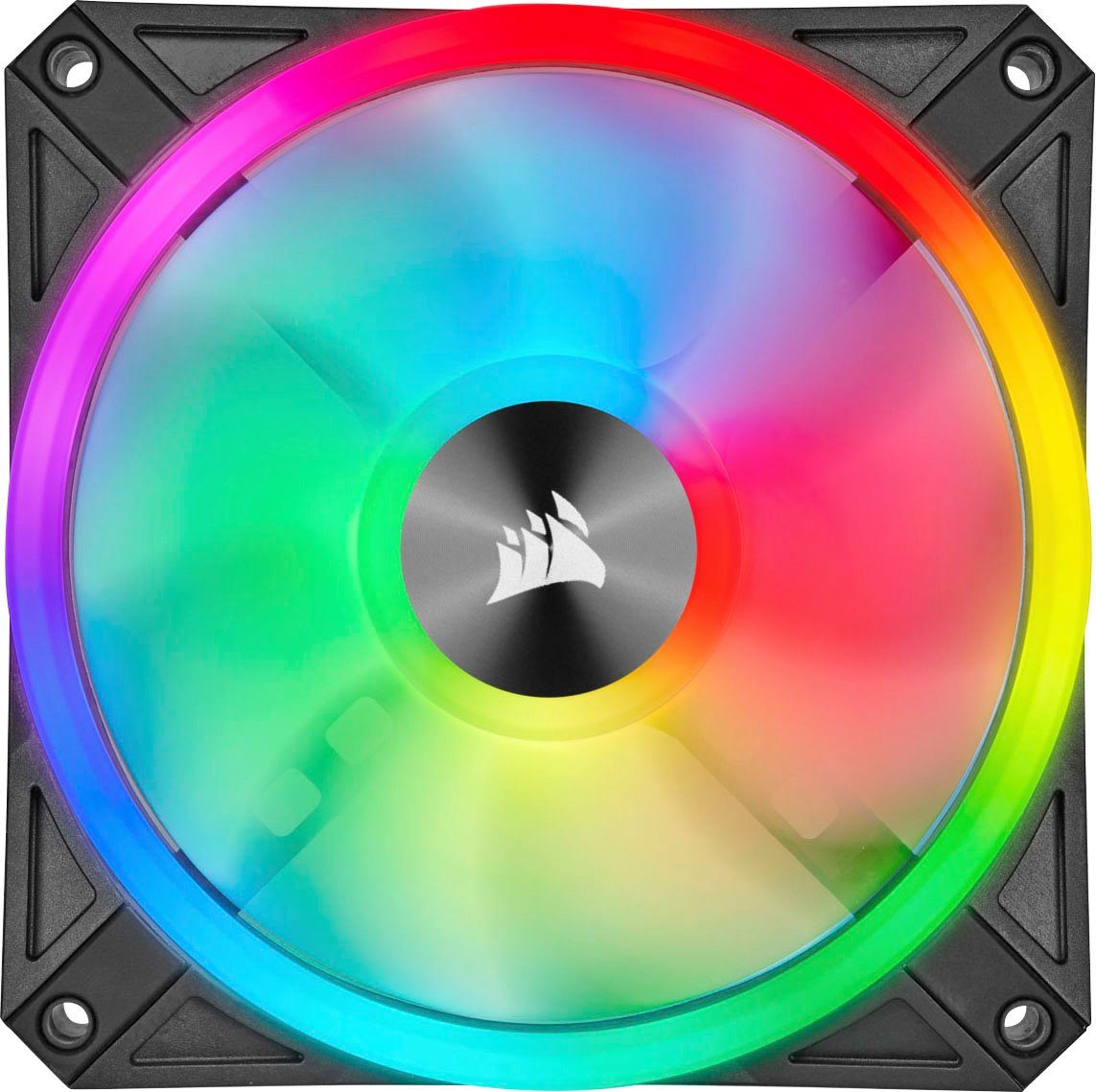 Corsair Gehäuselüfter iCUE RGB grau QL120