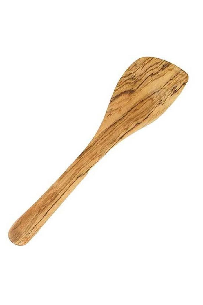 CONTIGO Pfannenwender Olivenholz Natur - 29cm, Handgefertigt · Olivenholz (bot. Olea africana, black olive wood)