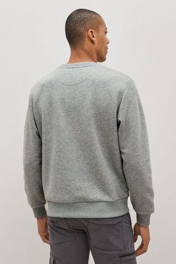 Next Sweatshirt Sweatshirt mit angedeutetem Rundhalsausschnitt (1-tlg)