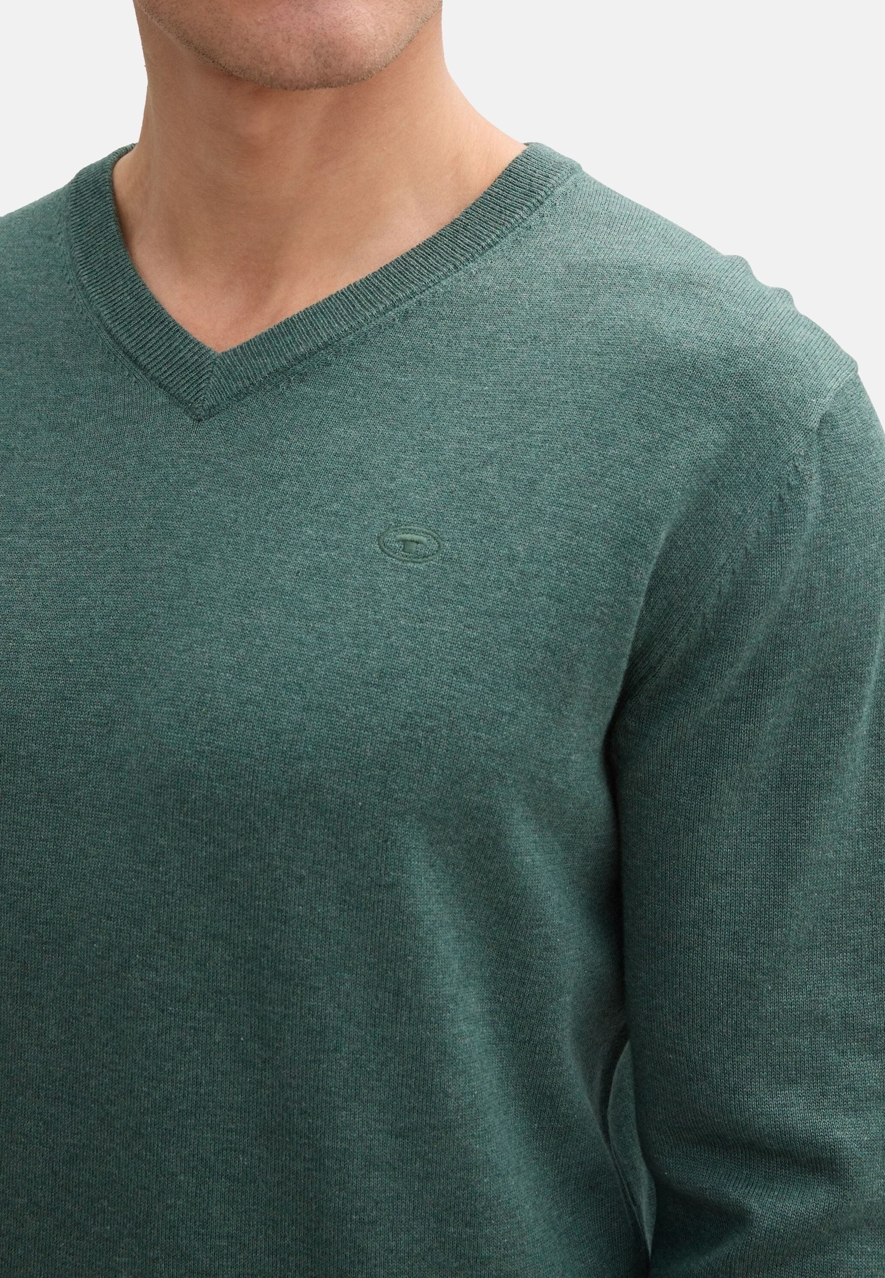 TOM TAILOR Strickpullover Pullover Strickpullover V-Neck (1-tlg)