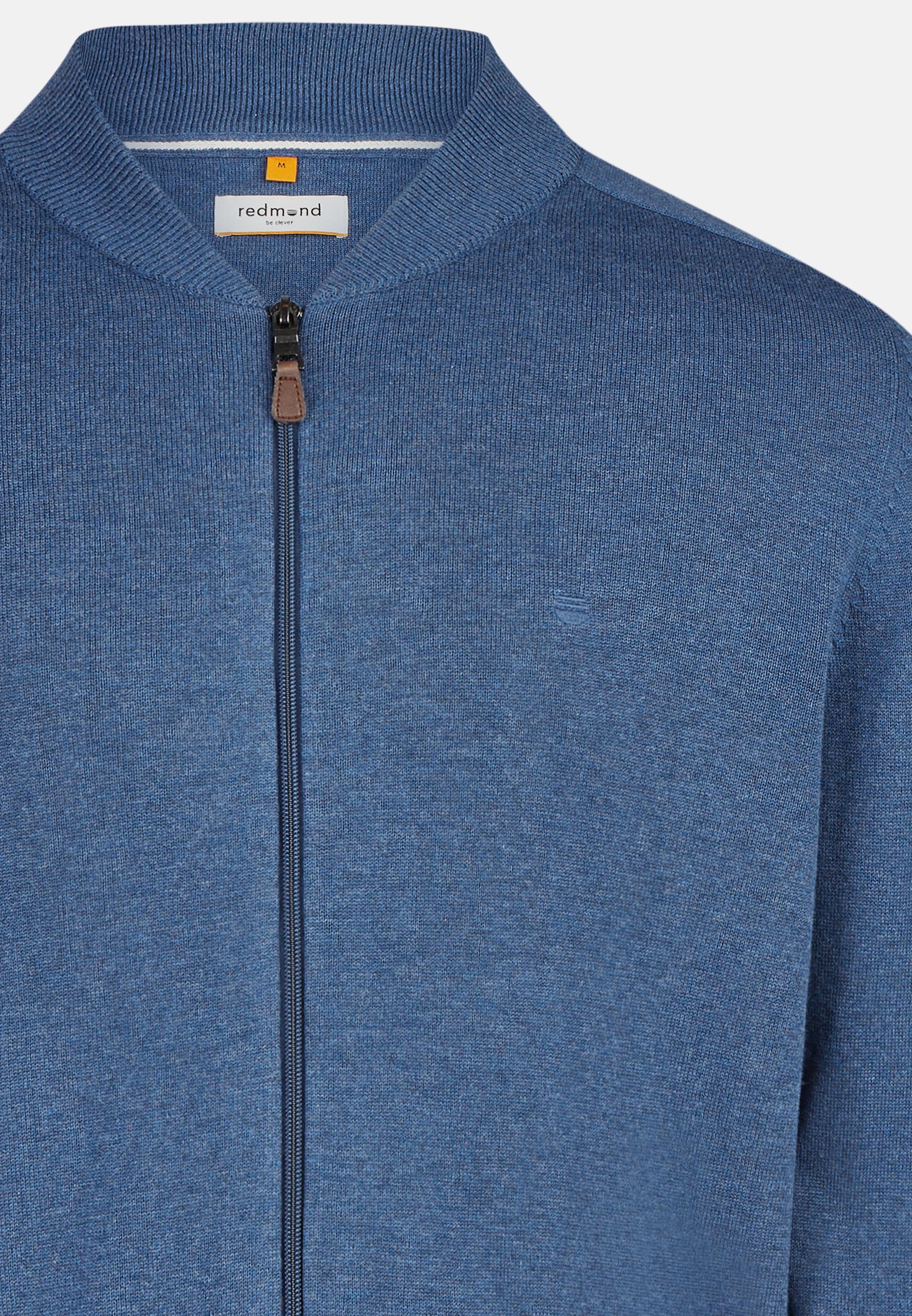 Redmond Strickjacke Basic (1-tlg) Strickjacke - Baumwolle - Atmungsaktiv - Weicher Feinstrick