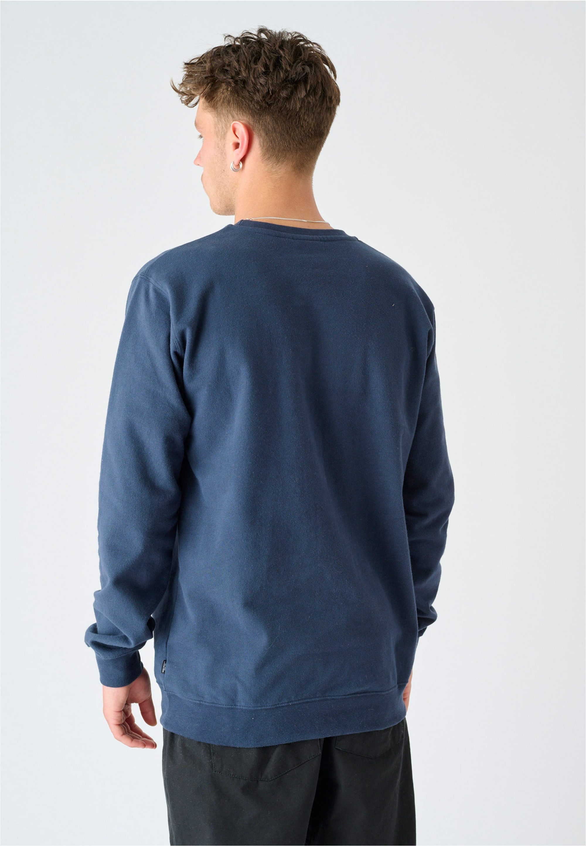 Cleptomanicx Sweatshirt Ligull mit kleiner Möwen-Stickerei günstig online kaufen