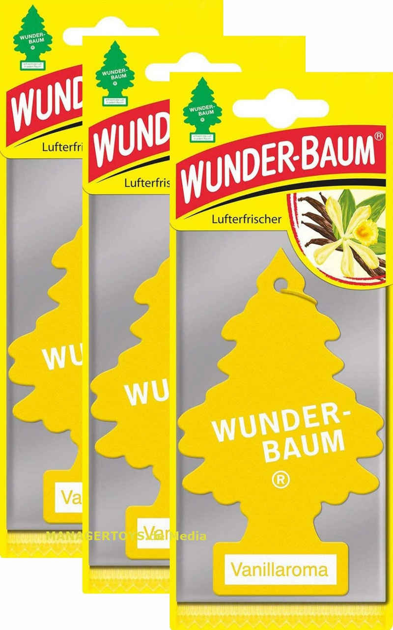 Wunder-Baum Hänge-Weihnachtsbaum 3er Set Wunderbaum Vanille little Tree Vanilla drei Stück