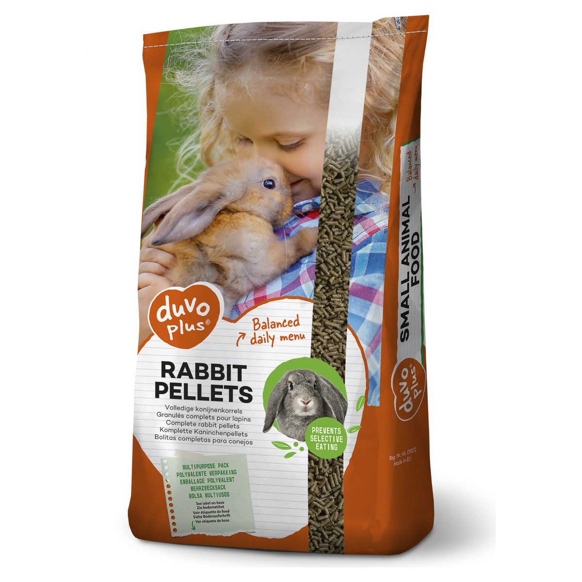 DUVO+ Kaninchen Korn 20 kg, Nassfutter für: Kleintier