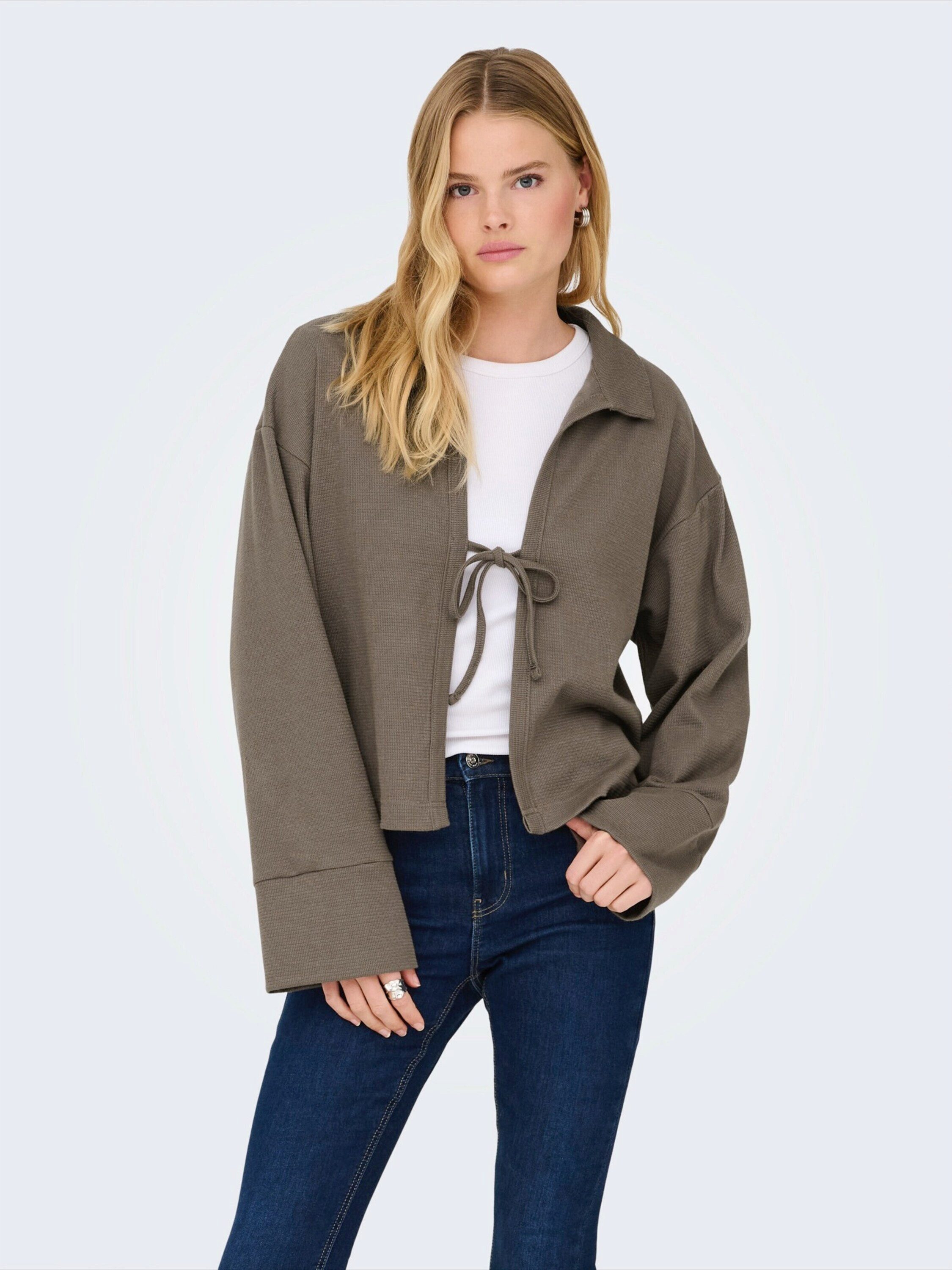 ONLY Strickjacke ONLAGNETE (1-tlg) Plain/ohne Details