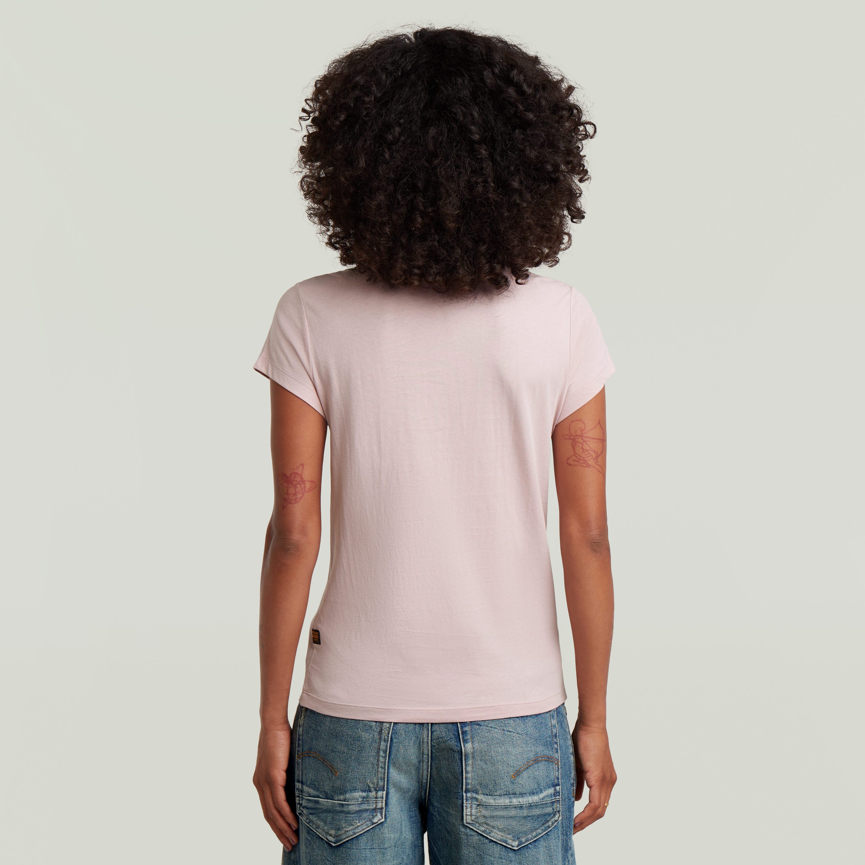 G-STAR V-Shirt Eyben mit Label günstig online kaufen