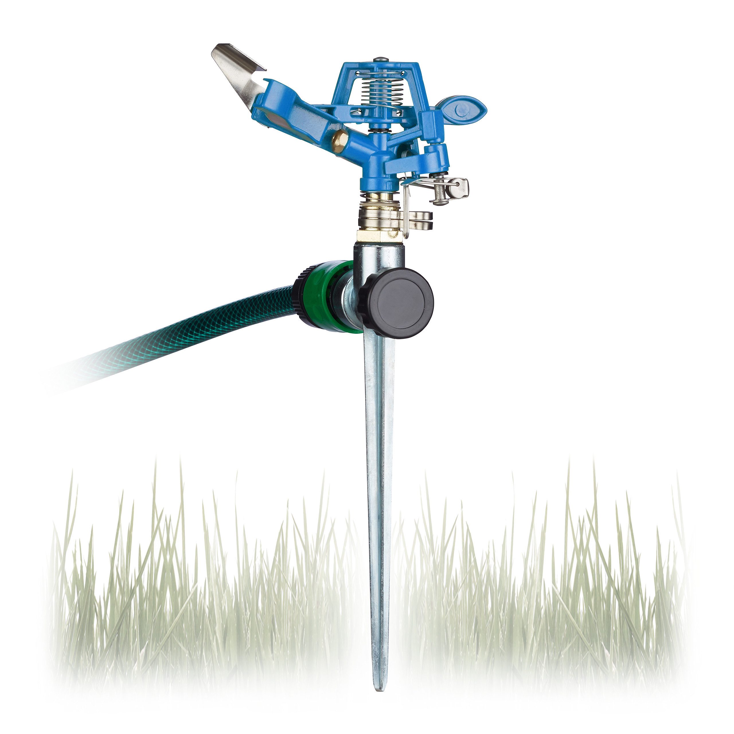 Kreisregner Pulsationssprenger 360° in Blau