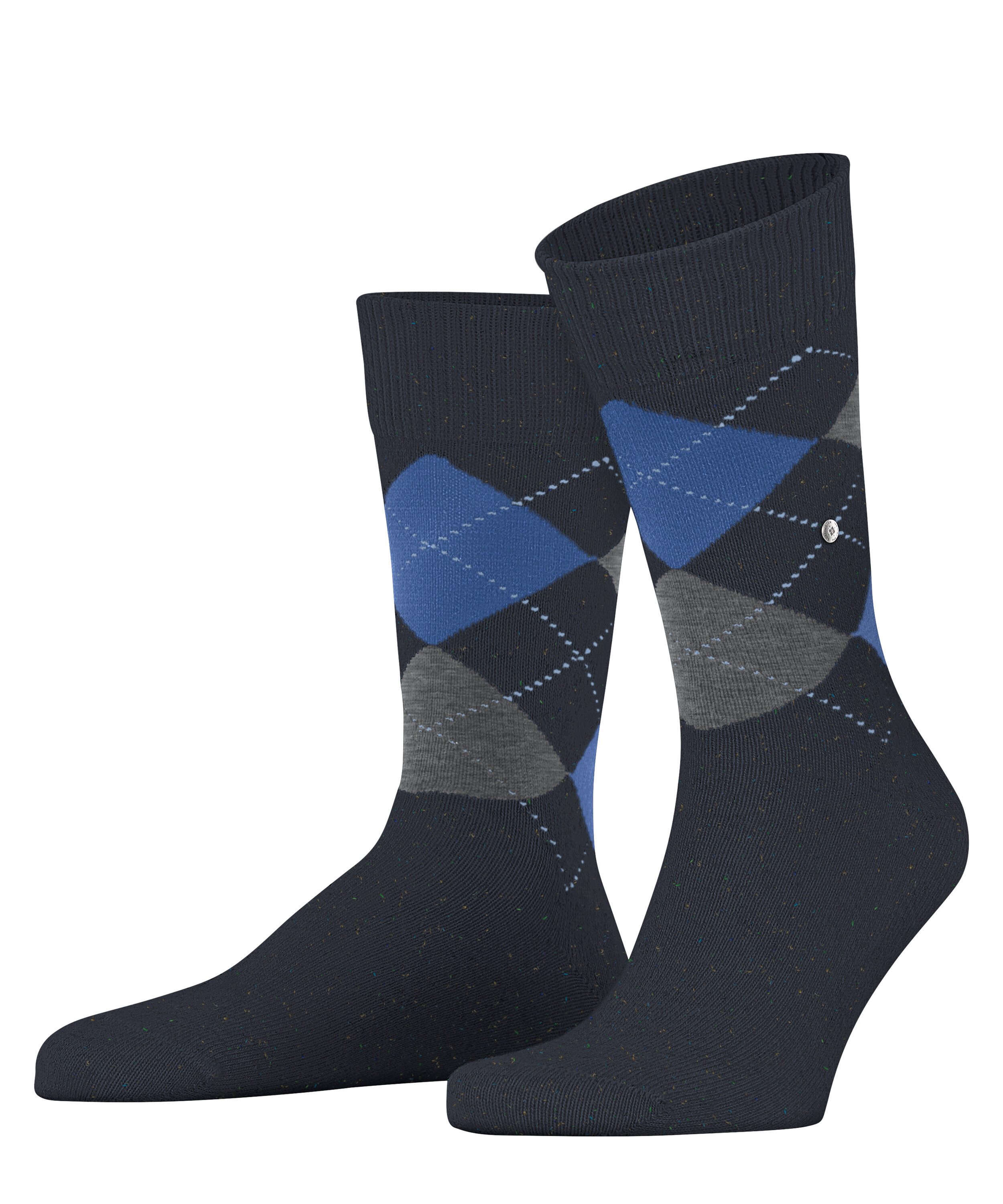 Burlington Socken Dundee Einheitsgröße 40-46, Argyle-Muster, Burlington-Clip