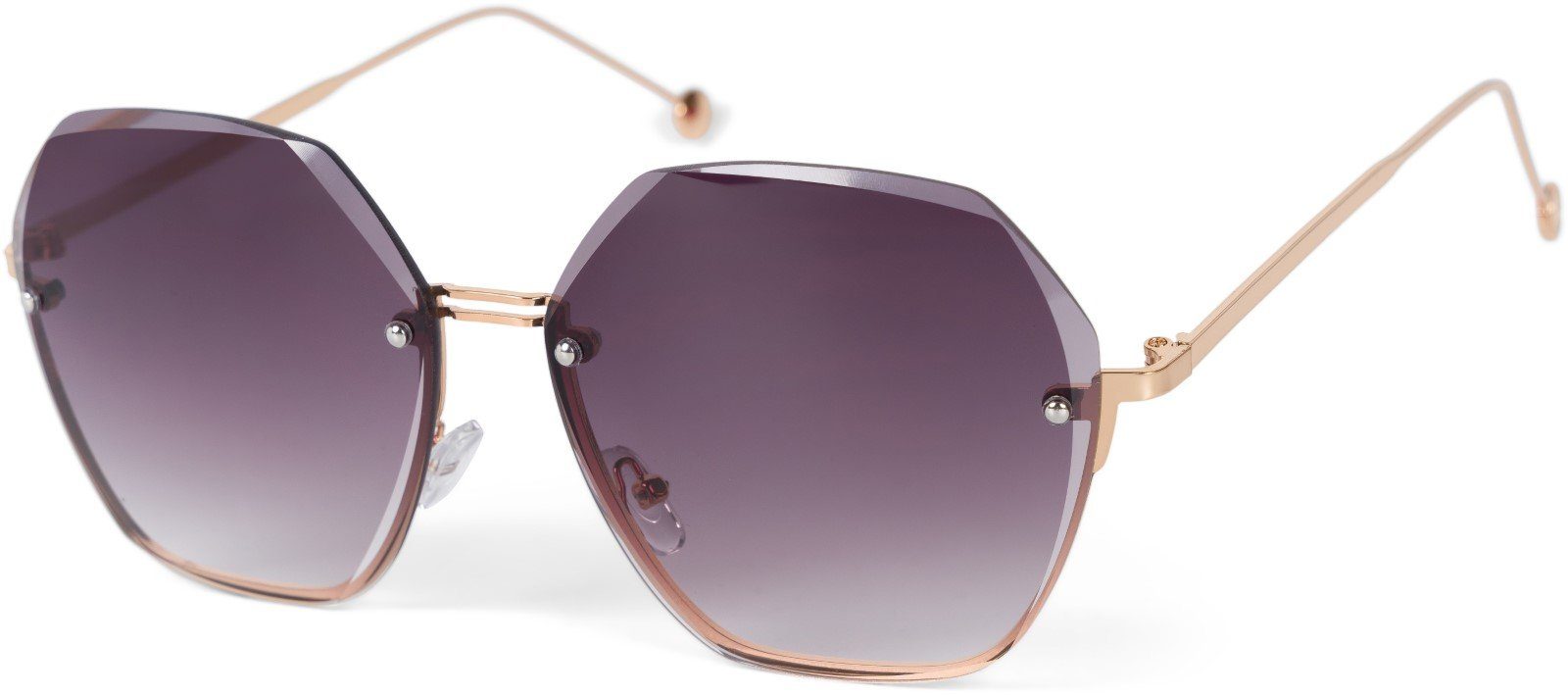 styleBREAKER Sonnenbrille Ovale Oversize Sonnenbrille Diamant günstig online kaufen