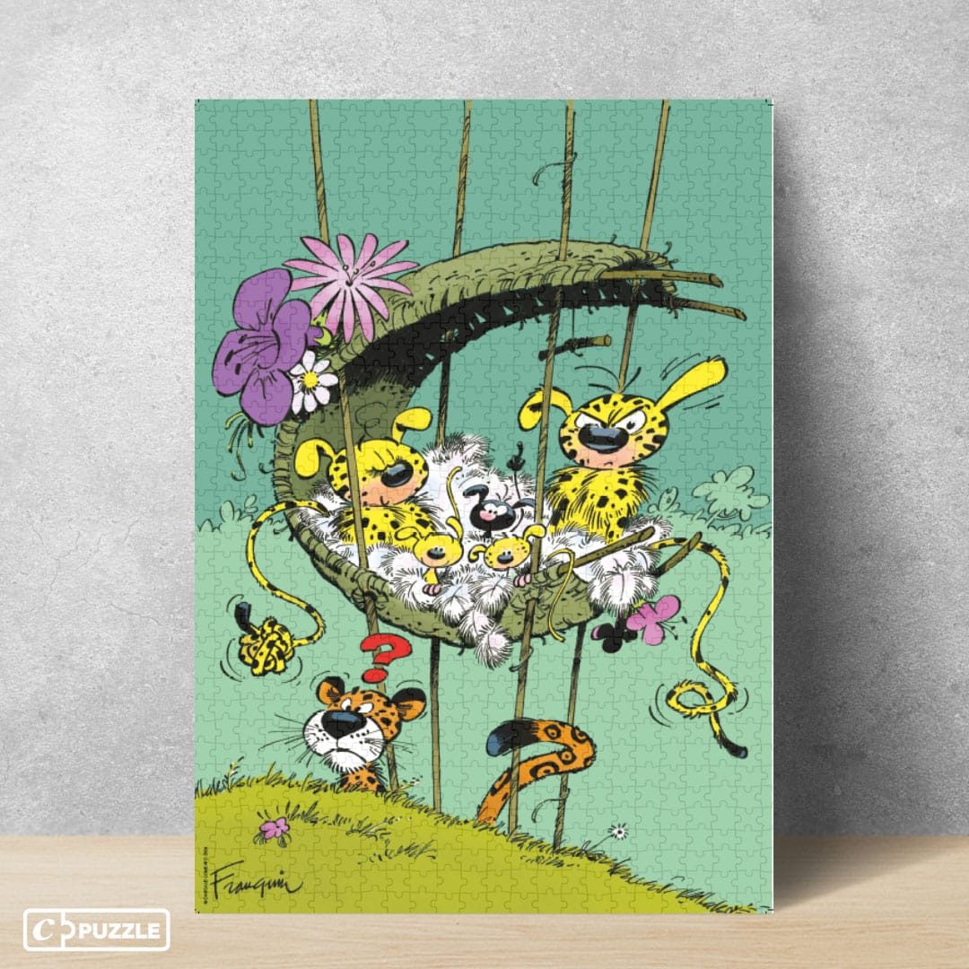 Plastoy Puzzle Marsupilami: Puzzle 1000 Teile Marsupilami, Puzzleteile