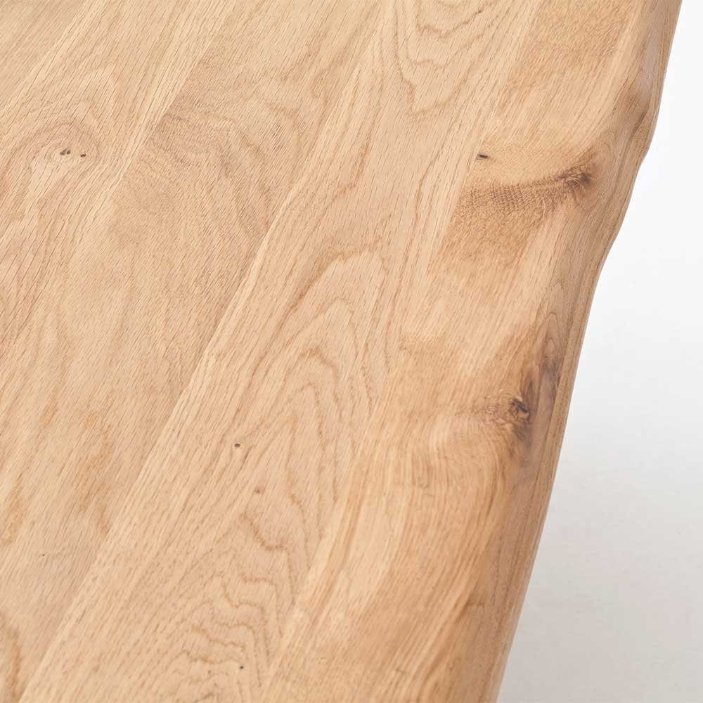 Massivholz, Ahlke, aus Pharao24 Baumkantentisch Baumkante mit