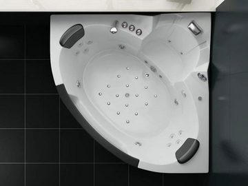 PureHaven Whirlpool 152x152 cm elegantes Design Heizung Lichttherapie Soundsystem