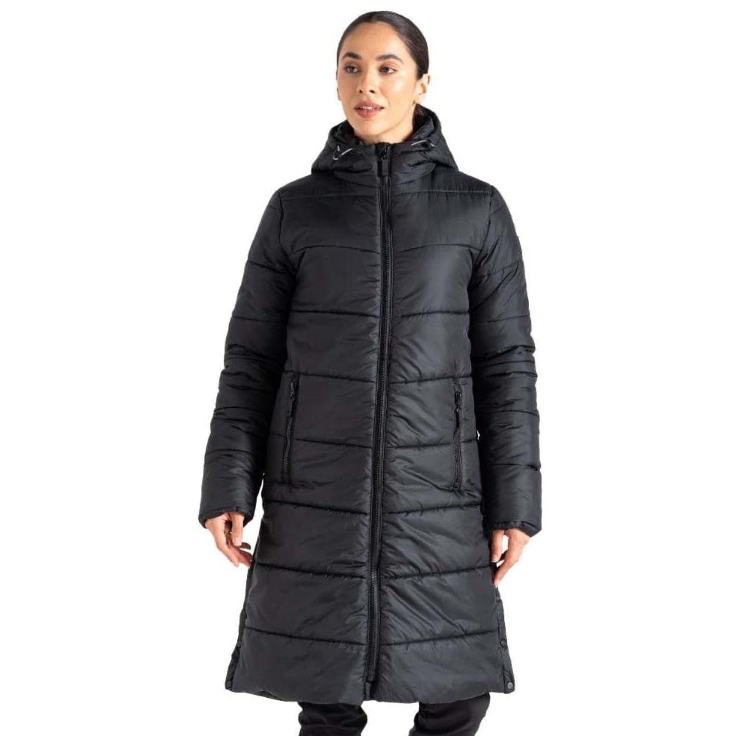 Steppmantel Wintermantel Distinguish Baffle mit Kapuze