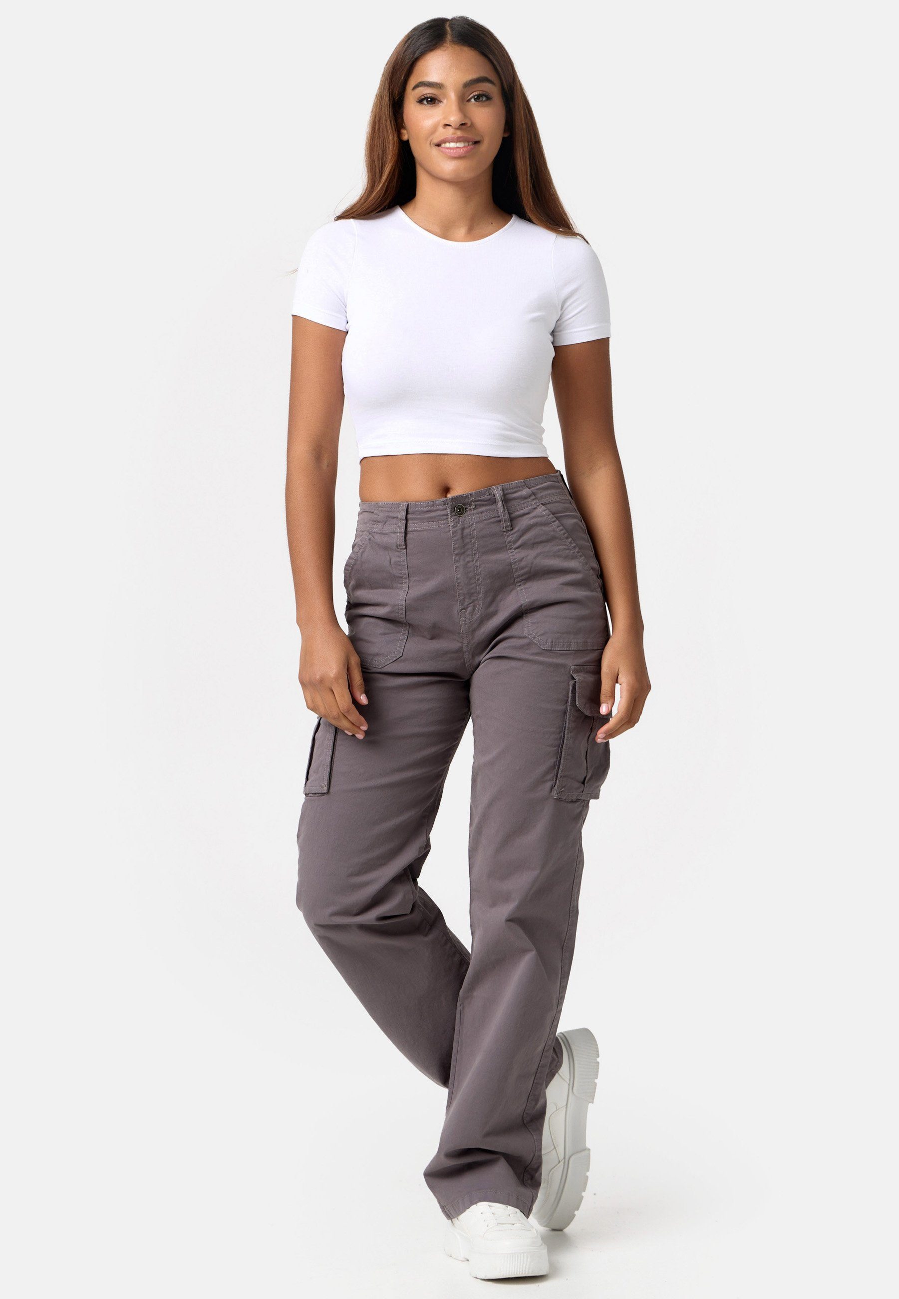 Freizeithose Worldclassca Grau Cargohose Outdoor Worldclassca Pants Cargo Hose XXS-L Cargohose