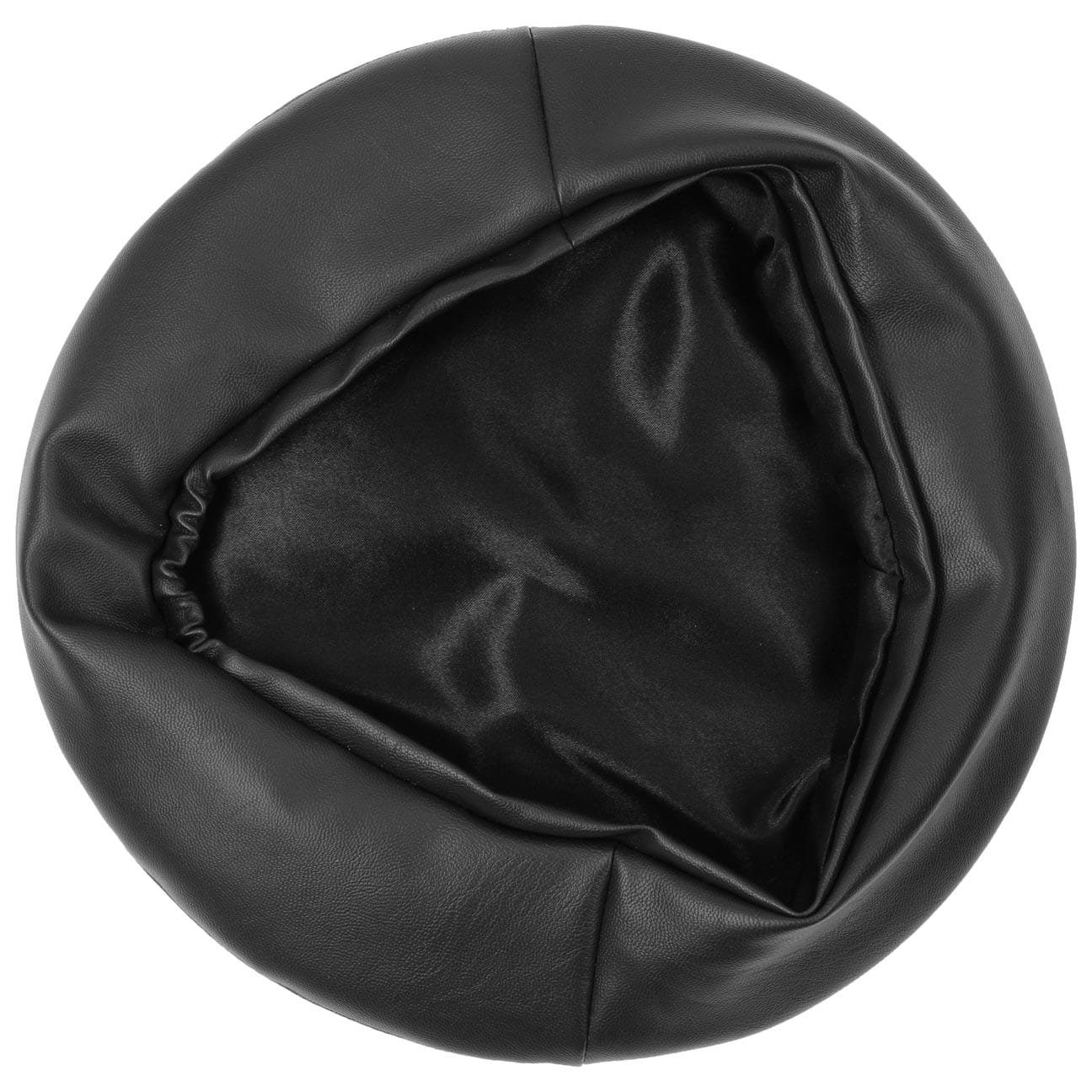Lipodo (1-St) Baskenmütze Futter schwarz mit Baske