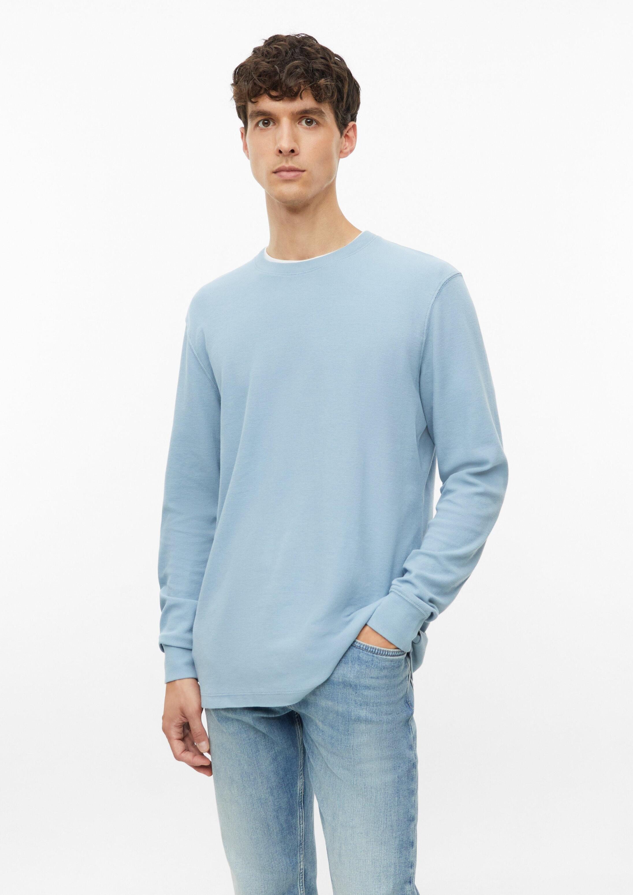 s.Oliver Langarmshirt T-Shirt Langarmshirt aus Waffel-Jersey