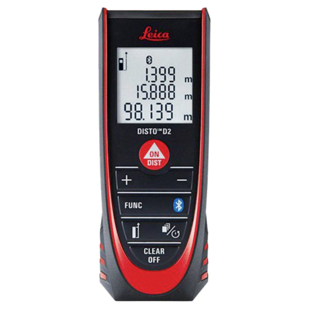 Leica Entfernungsmesser Leica Disto D2 Laser-Entfernungsmesser 100 m, (Disto D2)