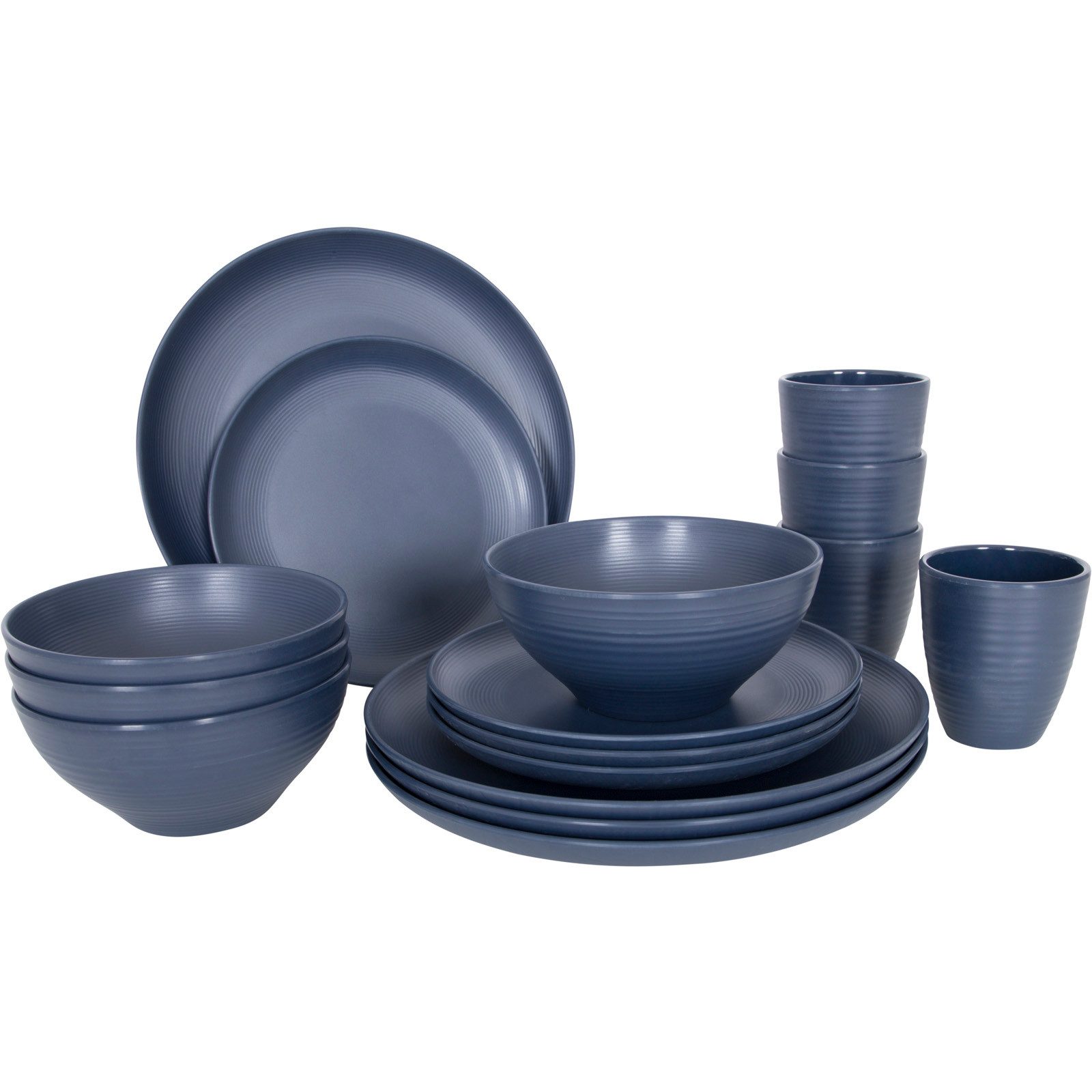 Geschirr-Set Melamin Campinggeschirr Set Orville