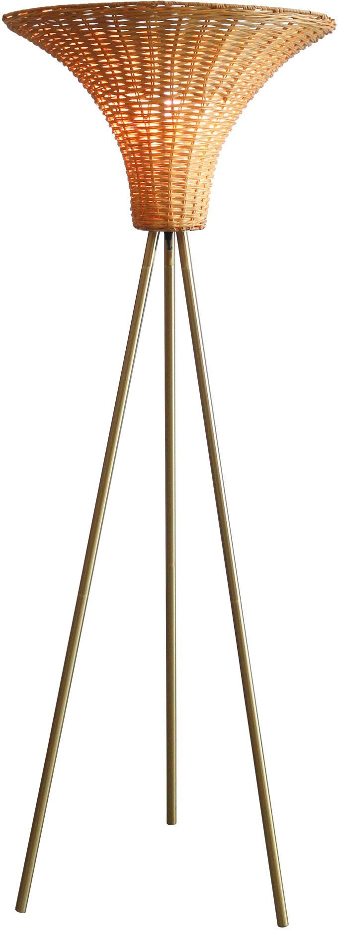 SalesFever Stehlampe Aleah, ohne Leuchtmittel, Gestell kupferfarben