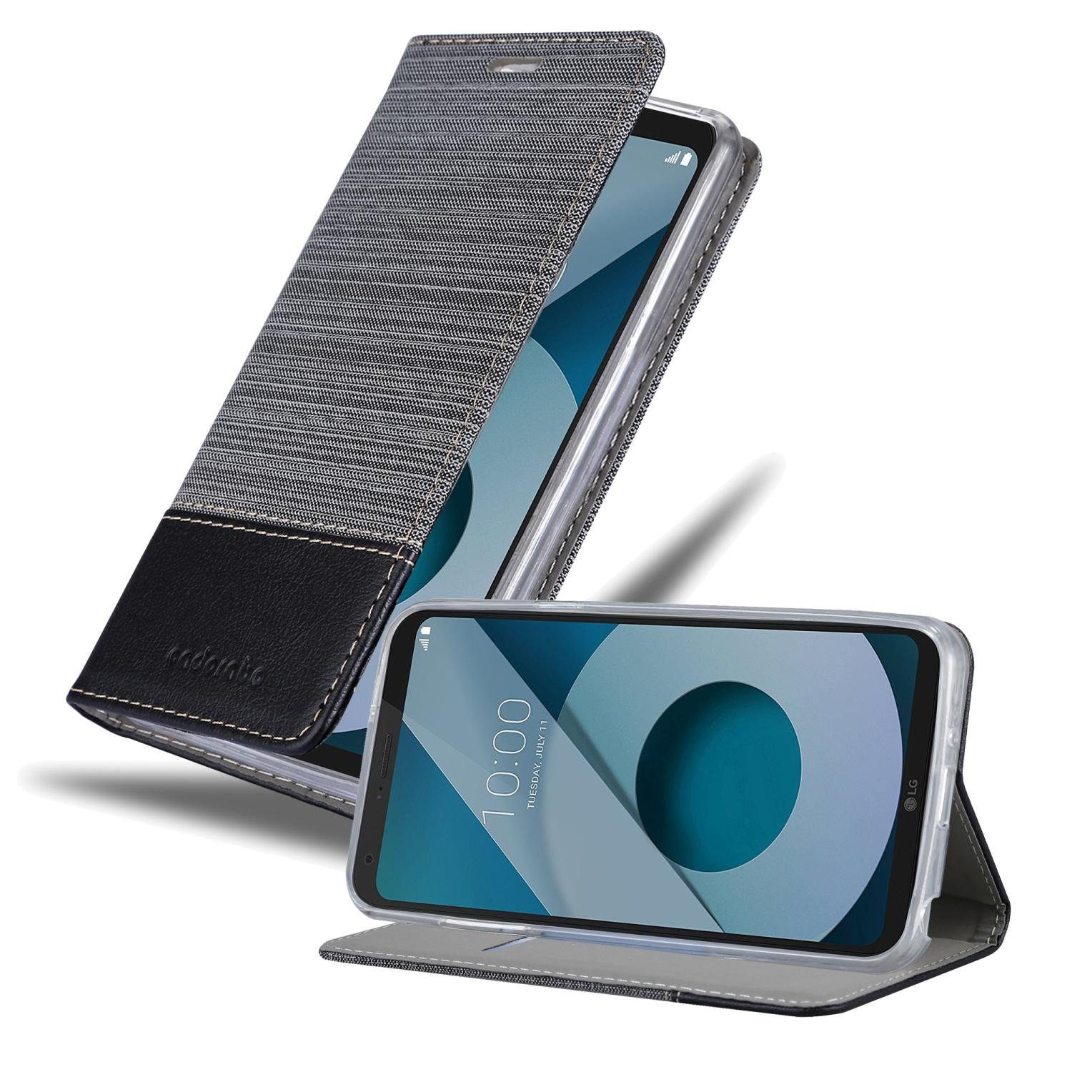 Cadorabo Handyhülle für LG Q6 / G6 MINI Hülle LG Q6 / G6 MINI, Klappbare Handy Schutzhülle - Hülle - mit Standfunktion und Kartenfach