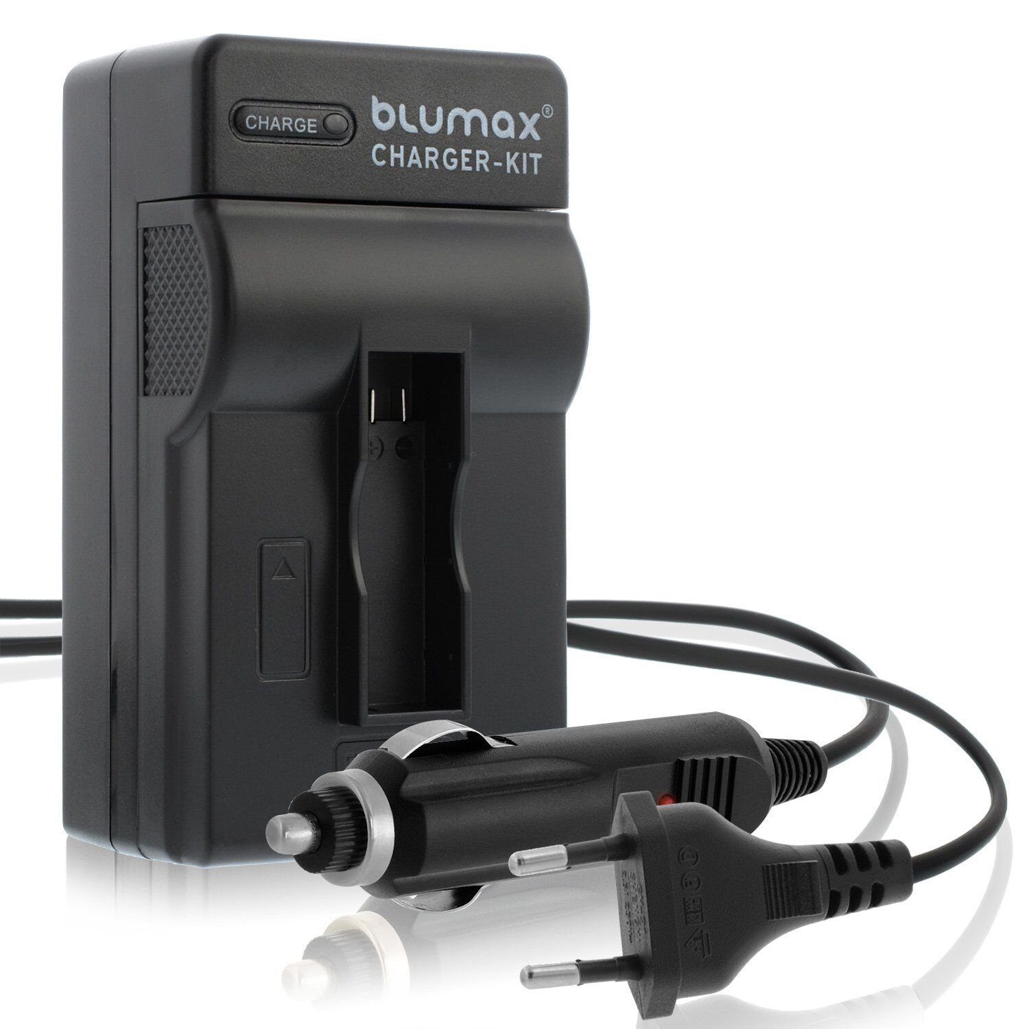 Blumax Ladegerät für GoPro Hero 4 AHDBT-401 Silver + Black Kamera-Ladegerät