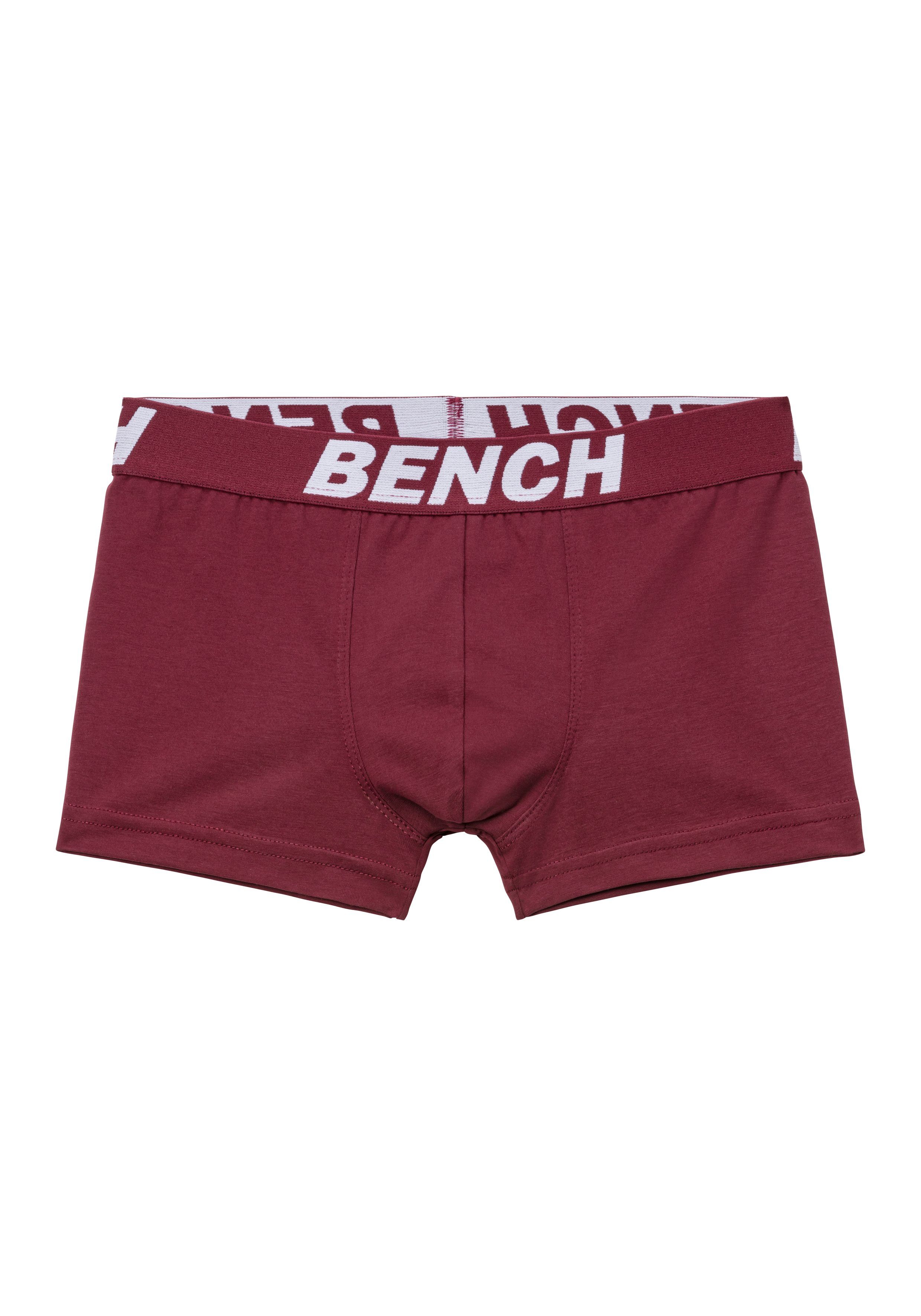 Bench. Boxer Boxershorts für Jungen (Packung, 4-St) mit Bench Schriftzug im Bund