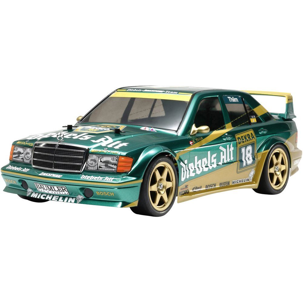 RC-Auto Tamiya TT-01E Mercedes-Benz 190E Diebels Alt Brushed 1:10 RC Modellau