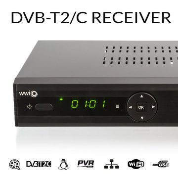 WWIO Bre2ze T2/C DVB-T2/C Hybrid Digital Receiver DVB-T2 HD Receiver