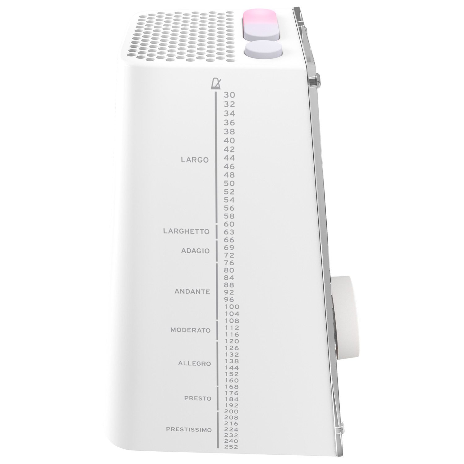 Korg Metronom Korg Metronom KDM-3 Taktgeber Digital mit 19 Taktarten Weiss, Digitales Metronom mit 19 Taktarten