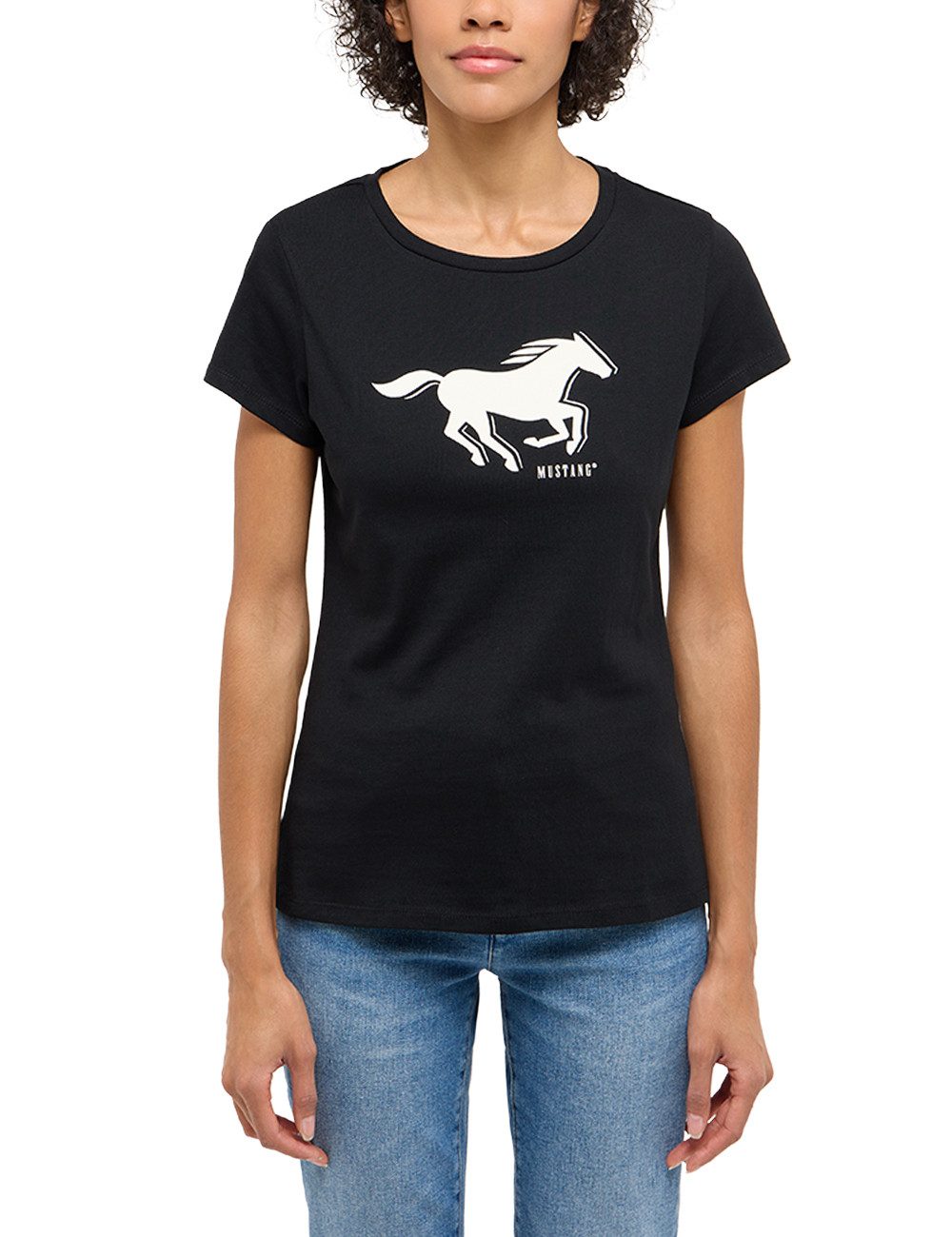 MUSTANG Kurzarmshirt Damen Style Loa