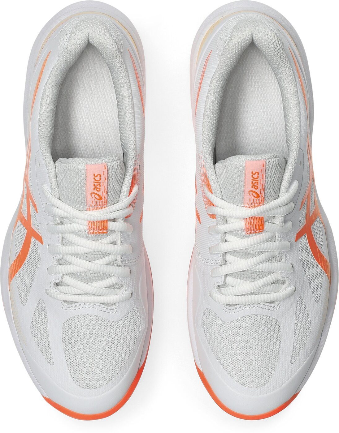 Asics COURT HUNTER FF WHITE/VIVID CORAL Hallenschuh