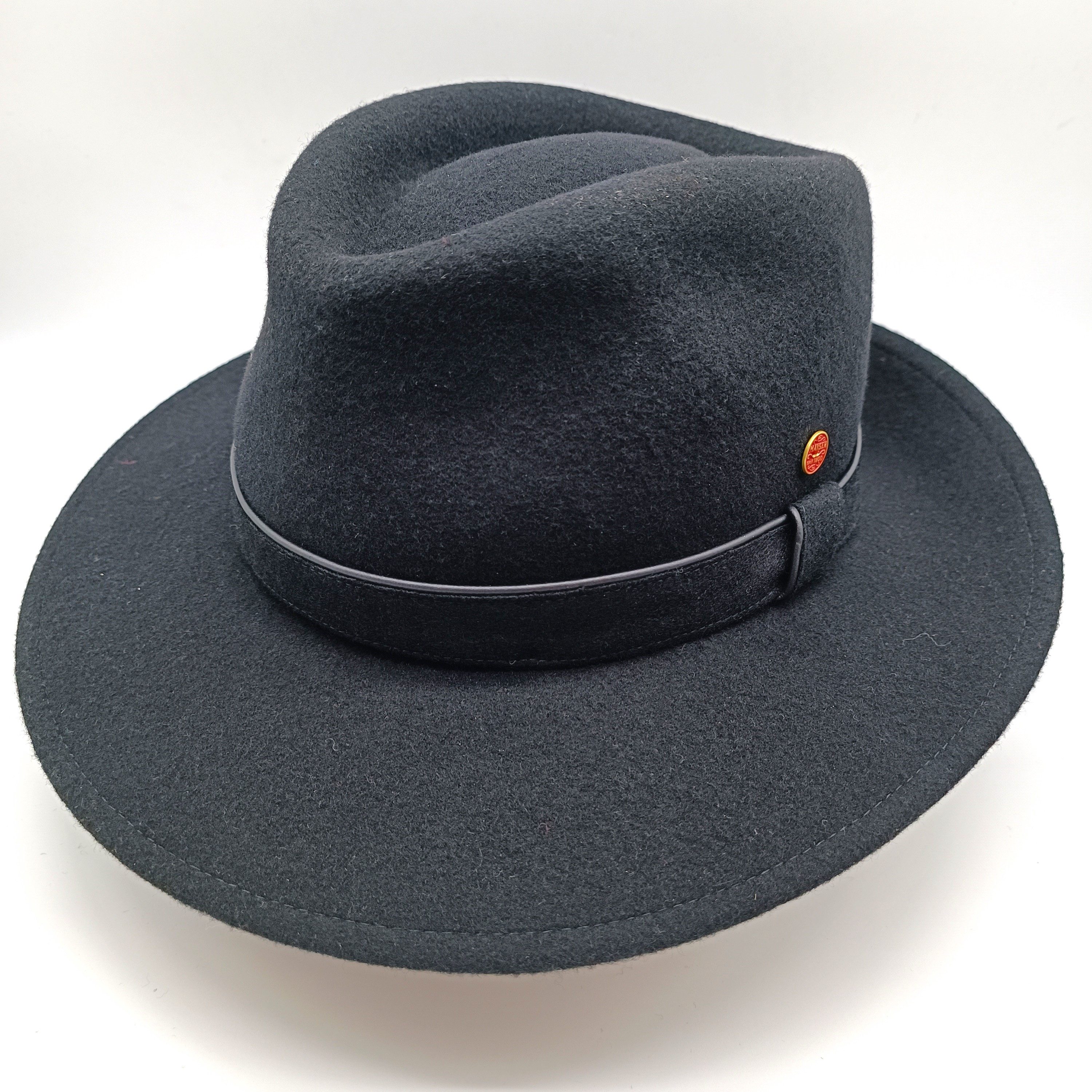 Mayser Filzhut Doren Fedora schwarz